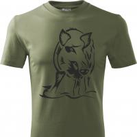T-Shirt mit Jagdmotiv Keiler